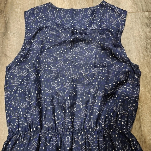 Steven Alan Silk Whimsical Floral Print Dress - Picture 6 of 6